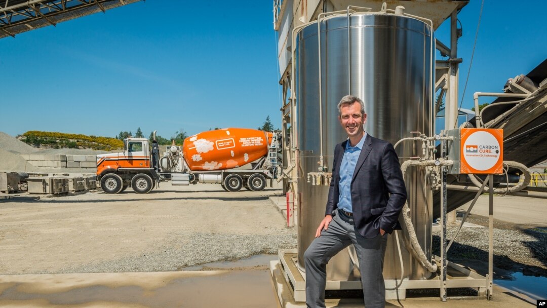 "CarbonCure" asoschisi va rahbari Rob Niven