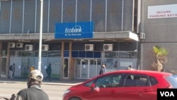 Robbed Ecobank in Bulawayo