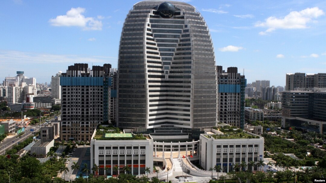 中国海南省海口市的海航集团总部大楼（2018年5月6日）。