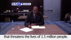 VOA60 Africa - Somalia's President Appeals for Famine Assistance