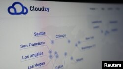 Početna stranica kompanije Cloudzy, fotografisana 31. jula 2023. godine. (Foto: Rojters/Raphael Satter)