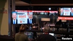 У студії CNN напередодні президентських дебатів у США 27 червня 2024 року. Фото: Reuters/Marco Bello