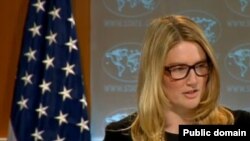 Marie Harf, porte-parole du département d'Etat américain 