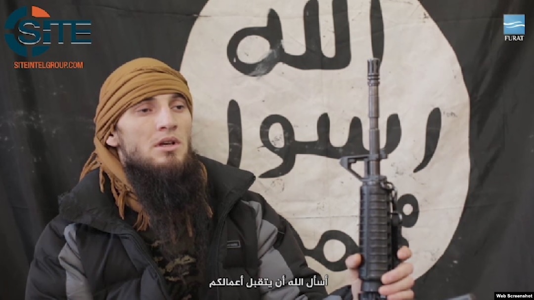 "Furat Media" terror propaganda vositasi tarqatgan tasvirlardan biri 