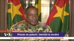 Procès du putsch au Burkina Faso: bientot le verdict