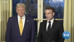 French President Macron welcomes US President-elect Trump to Paris 