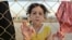 A Syrian refugee is pictured at the Al Zaatri refugee camp in the Jordanian city of Mafraq, near the border with Syria, July 31, 2012. 