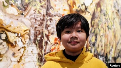 12-Year-Old Vietnamese Artist Holds Own Art Show in New York