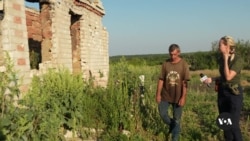 Handful of residents remain in Ukrainian village destroyed by Russia 