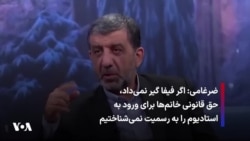 ضرغامی: اگر فیفا گیر نمی‌داد، حق قانونی خانم‌ها برای ورود به استادیوم را به رسمیت نمی‌شناختیم