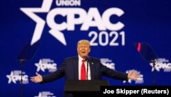 USA-TRUMP/ Former U.S. President Donald Trump at CPAC