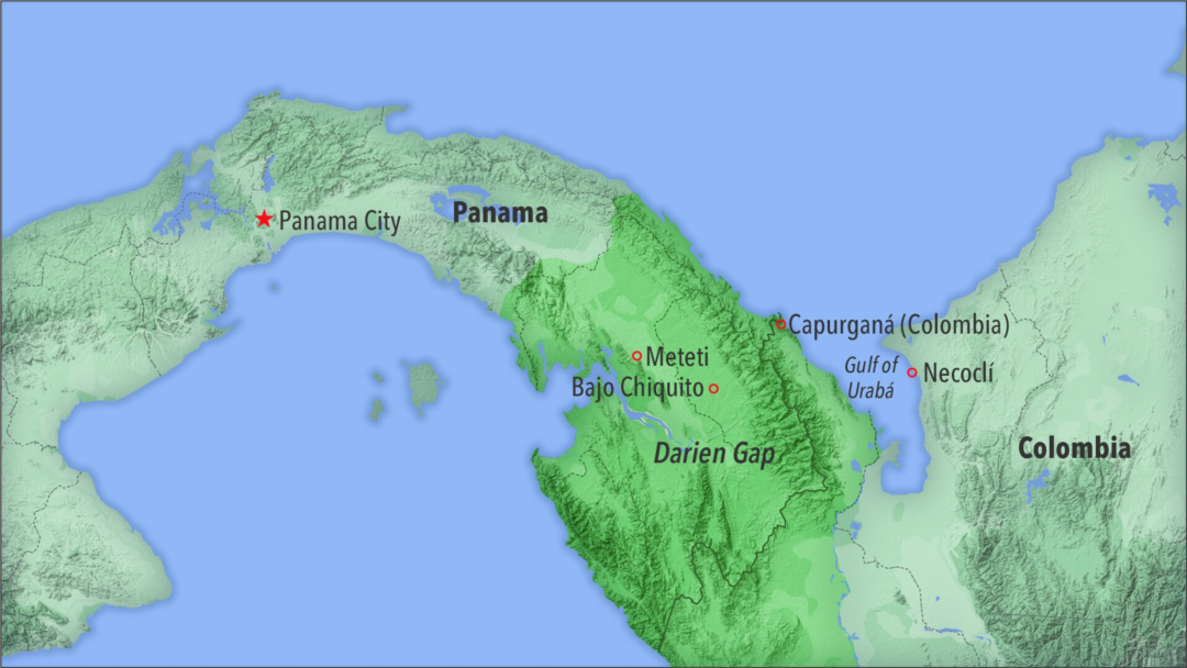 Migrants heading from South America into Central America face a difficult trek through Panama’s Darien Gap. (VOA)
