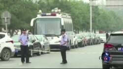 “709 大抓捕”被捕人士妻子北京抗议