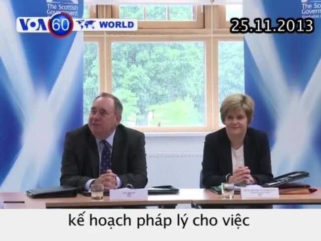Scotland chuẩn bị tuyên bố độc lập khỏi Vương quốc Anh (VOA60)