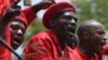 Amalunga ebandla leEconomic Freedom Fighters.