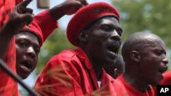 Amalunga ebandla leEconomic Freedom Fighters.