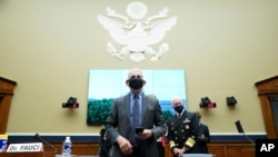 Director of the National Institute of Allergy and Infectious Diseases Dr. Anthony Fauci arrives to testify before a House Committee on Energy and Commerce, June 23, 2020.