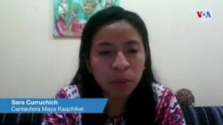 La cantautora maya kaqchikel Sara Curruchich Sot 2