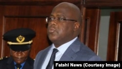 Mokonzi ya mboka Felix Tshisekedi na boktani na Kinshasa, le 22 fevrier 2019. (Facebook/Fatshi News)