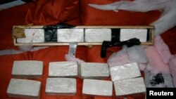 Heroin yang berhasil disita di pelabuhan Miami, Florida oleh U.S. Drug Enforcement Administration (DEA) (foto: dok).