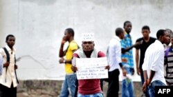 Des étudiants de l’université de Kinshasa, 20 novembre 2012.