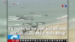 Trung Quốc tuyên bố ‘tự chế’ khi đối mặt với tàu chiến Mỹ ở Biển Đông