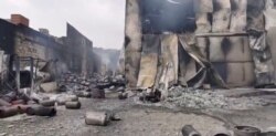 General view of a burnt area in the aftermath of a wildfire in Cuglieri, Sardinia, Italy, July 25, 2021, in this screen grab obtained from a social media video. (Credit: Cronache Nuoresi)