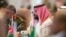 FILE - In this photo released by the state-run Saudi Press Agency, Saudi Crown Prince Mohammed bin Salman speaks at a meeting of the Islamic Military Counter Terrorism Coalition in Riyadh, Saudi Arabia, Nov. 26, 2017. 