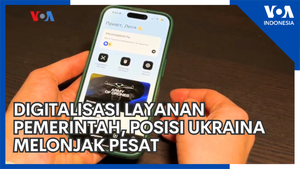 Digitalisasi Layanan Pemerintah, Posisi Ukraina Melonjak Pesat