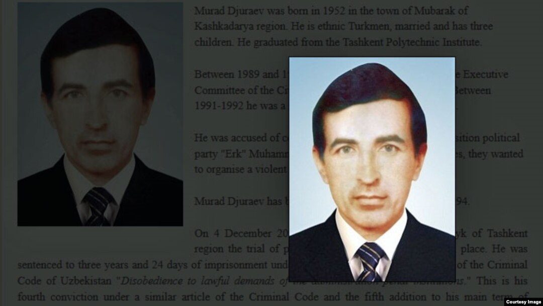 Qashqadaryo viloyati Muborak shahri hokimi lavozimida ishlagan Murod Jo’rayev 1994-yilda hokimiyatni ag’darishga urinishda ayblanib 12 yillik qamoq jazosiga hukm qilingan edi. Keyinchalik u bir necha bor qamoqxona ichki tartibni buzishda ayblanib sud qilindi, jazo muddati cho’zilaverdi.