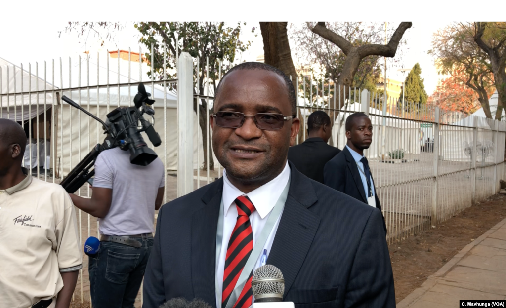 Douglas Mwonzora, the Movement for Democratic Change Alliance Secretary General says the swearing in does not finalize the political dispute and wants the African Union to break Zimbabwe’s political stalemate or his party will embark on nationwide protests.