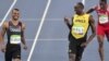 Rio 16- Usain Bolt and Andre De Grasse