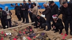 بەشێک لە کەسوکاری ئەنفالکراوان لەگەڵ لەسێدارەدانی عەجاج نین 