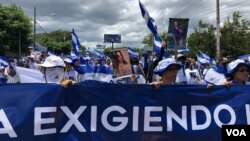 Les opposants ont demandé la libération de plus de 300 Nicaraguayens emprisonnés pour s'être opposés au gouvernement.