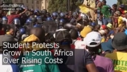Student Protests Grow in South Africa Over Rising Costs