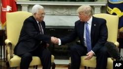 Mahmoud Abbas e Donald Trump