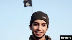 An undated photograph of a man described as Abdelhamid Abaaoud that was published in the Islamic State's online magazine Dabiq and posted on a social media website.