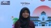 Naila Syafarina, who had left her native Indonesia in 2015 to join IS in Syria, actively speaks out against youth radicalization in Indonesia. Dec. 19, 2019. (Rio Tuasikal/VOA)