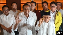 အင်ဒိုနီးရှားသမ္မတ Widodo ပြန်လည်ရွေးကောက်ခံရ 