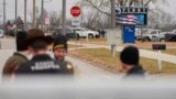 Aftermath of a shooting at Perry High School in Perry, Iowa