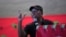 FILE - Economic Freedom Fighters leader Julius Malema addresses volunteers and members in Umlazi township in KwaZulu Natal province, South Africa, February 8. 2024. 