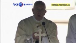 VOA60 DUNIYA: SWEDEN Paparoma Francis Ya Yabi Yadda Sweden Da Irin Karbar Da Suka Yi Wa ‘Yan Gudun Hijra