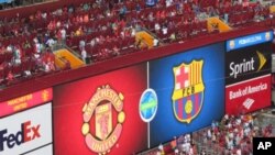 Barcelona û Manchester United li Washingtonê Bûn