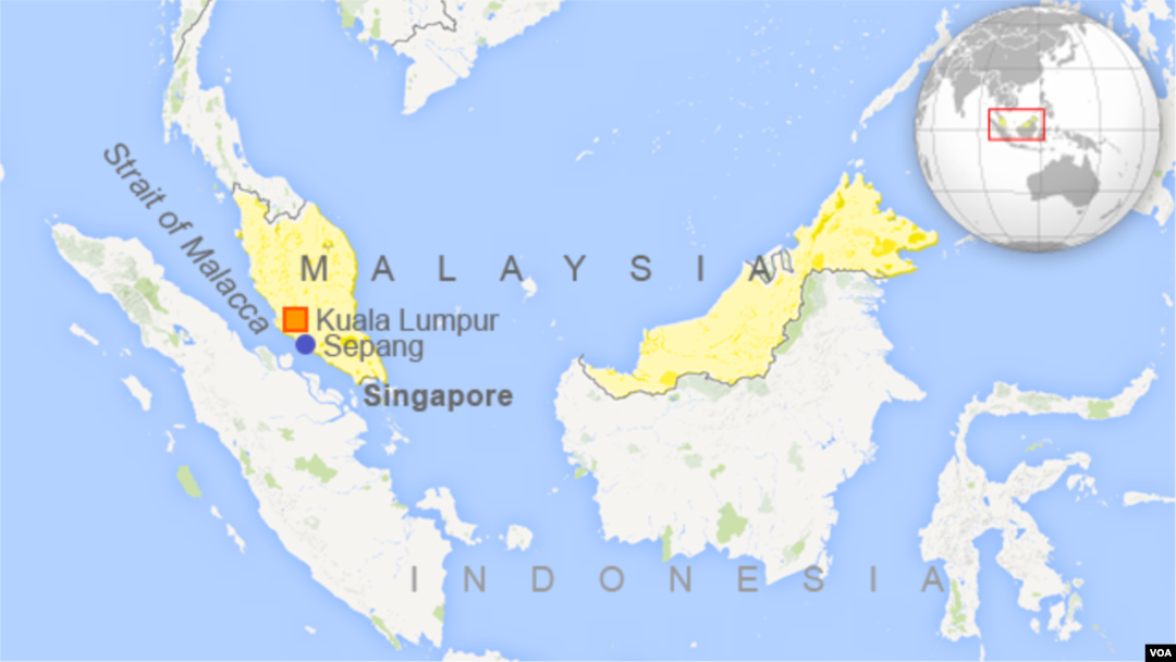 Peta wilayah Malaysia