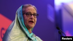 FILE - Bangladeshi Prime Minister Sheikh Hasina in Brussels, Belgium, Oct. 25, 2023. Although two women — Hasina and Khaleda Zia — served as prime ministers of Bangladesh for 31 out of 33 years since 1991, the representation of women in national politics is still low.
