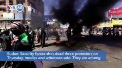 VOA60 Africa - Three Protesters Shot Dead in Sudan Anti-Military Rallies