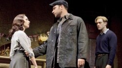 Scarlett Johansson, Liev Schreiber and Morgan Spector in the production currently playing on Broadway