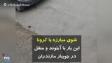 کرونا در ایران | شوی مبارزه با کرونا این بار با آخوند و منقل در جویبار مازندران