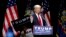 Republican presidential candidate Donald Trump speaks during a campaign rally in Pittsburgh, April 13, 2016.
