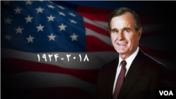 George H.W. Bush, 41èm Prezidan ameriken ki te sou pouwa a ant 1989 e 1993.
